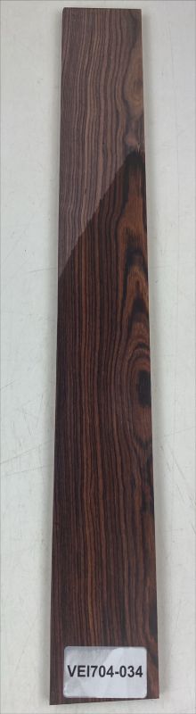 Griffbrett Königsholz - Kingwood 590x75x8mm,  Einzelstück #034